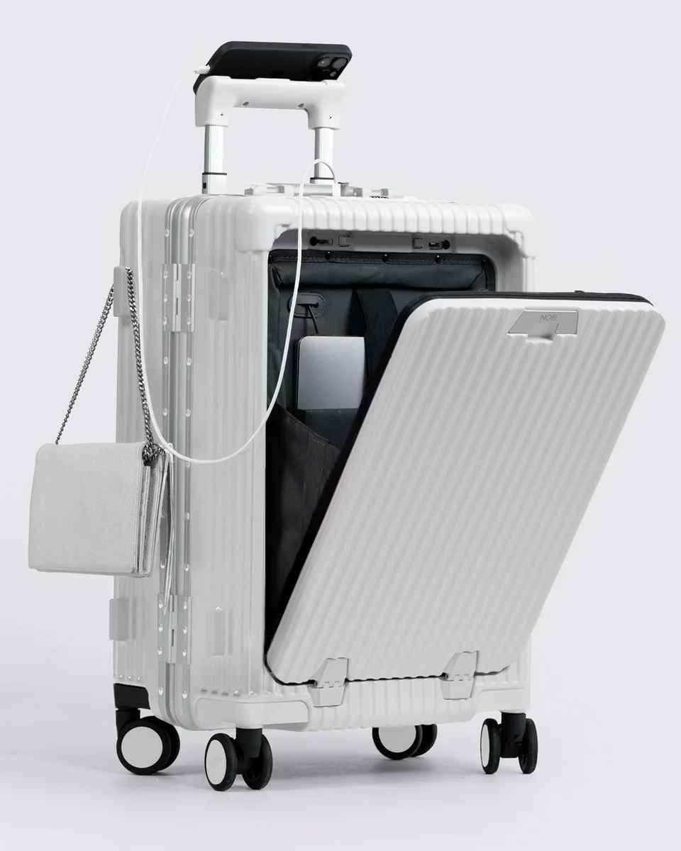 Valise rigide légère – Balance intégrée + compartiment dossiers/PC