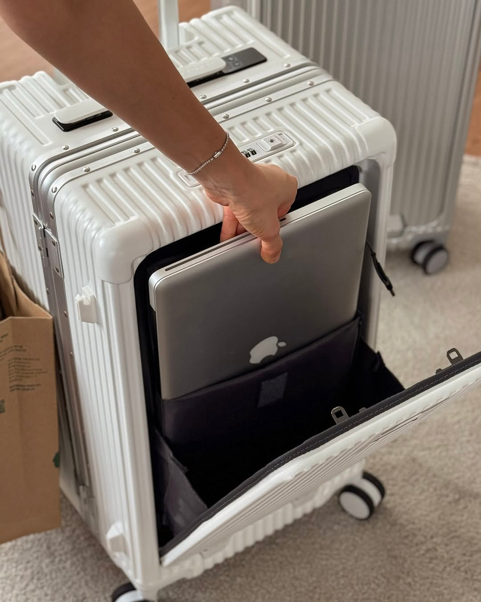 Valise rigide légère – Balance intégrée + compartiment dossiers/PC